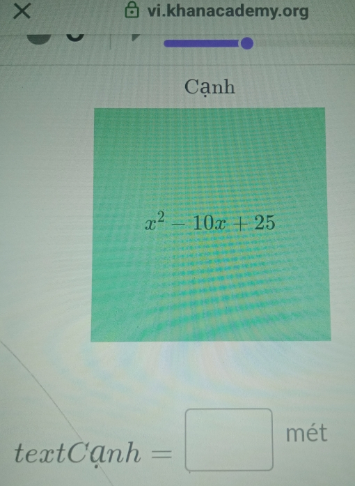 vi.khanacademy.org. 'anh=□ met
1
exTC A