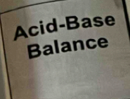 Acid-Base 
Balance