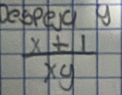 peppkq
 (x+1)/xy 