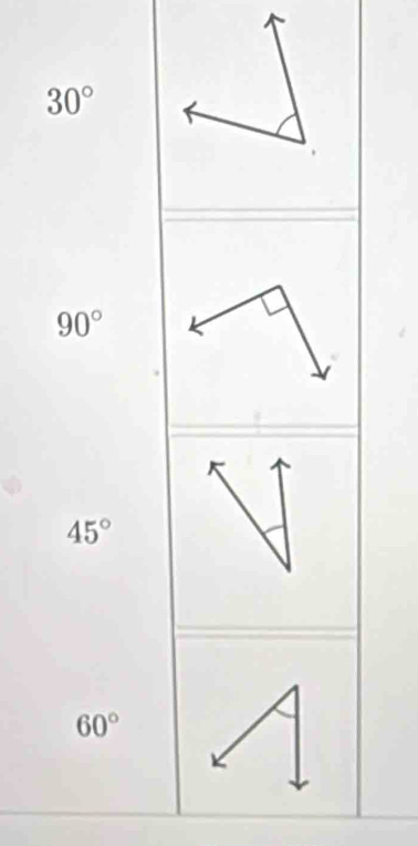 30°
90°
45°
60°