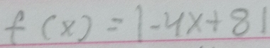 f(x)=|-4x+8|