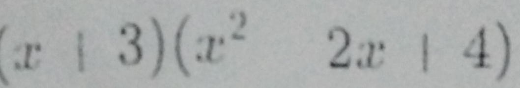 (x+3)(x^2-2x+4)