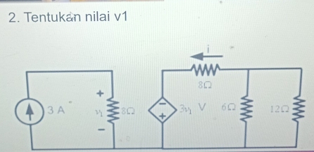 Tentukan nilai v1