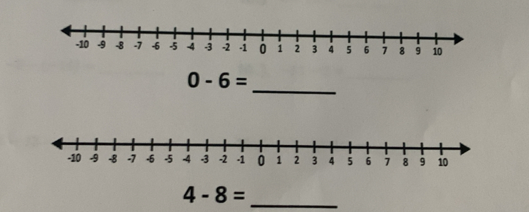 0-6=
_ 4-8=