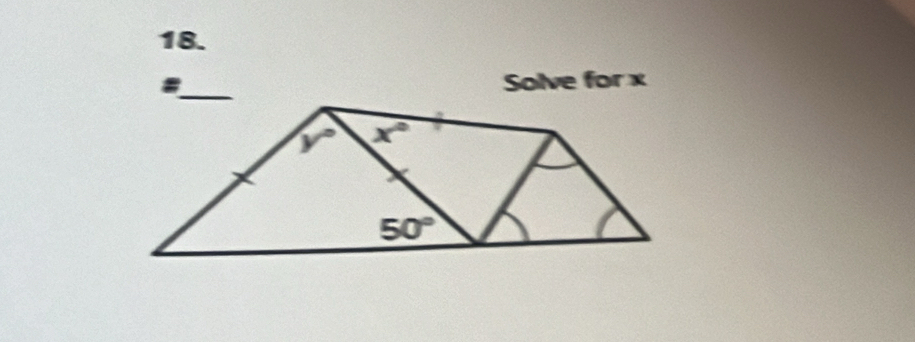 Solve for x