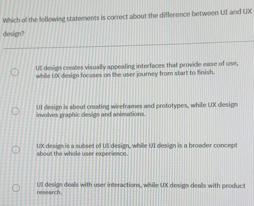 Solved: Which of the following statements is correct about the ...