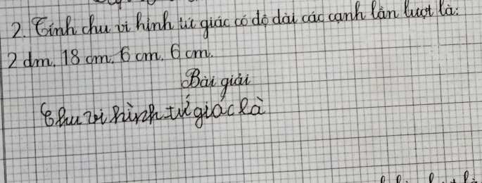 Einh chu pi hinh bi giāo co do dà cāo canh làn lust là
2 dm. 18 dm. 6 cm. 6 cm. 
Bau giòu 
8Ruii Rirch th guac Ra 
D