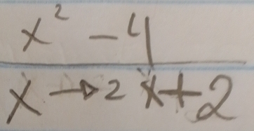  (x^2-4)/xto 2x+2 