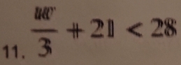  uv/3 +21<28</tex>