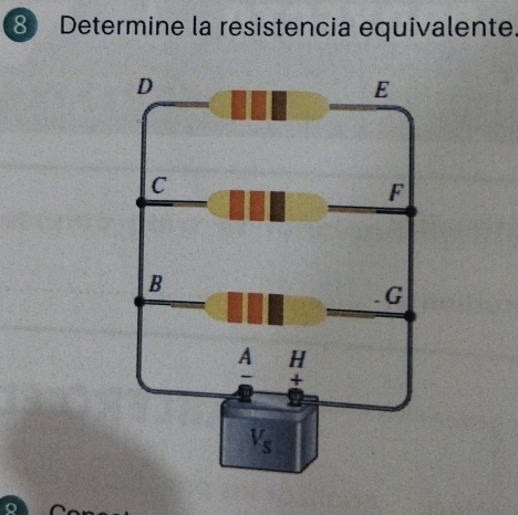 Determine la resistencia equivalente
Q