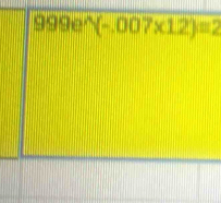 999e^(wedge)(-007* 12)=2