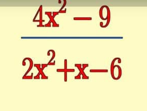  (4x^2-9)/2x^2+x-6 