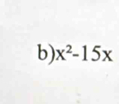 x^2-15x