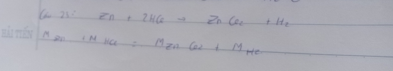 23^(2-)+2H6to ZnCe_2+H_2
Mzn+MHce=MznCez+M
He.