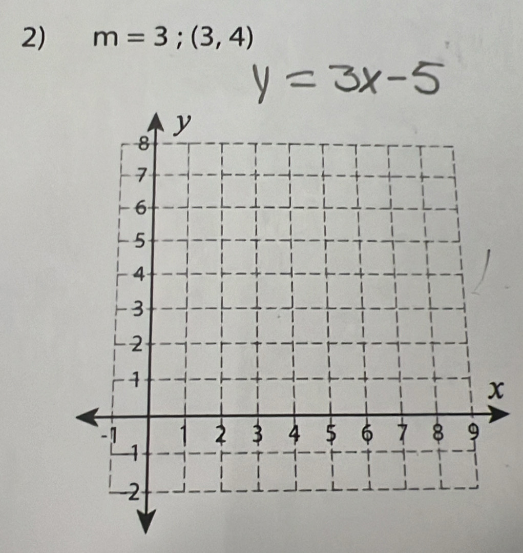 m=3;(3,4)