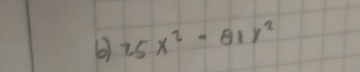 25x^2-81y^2