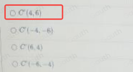 C'(4,6)
C'(-4,-6)
C'(6,4)
C'(-6,-4)