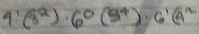 4'(3^2)· 6^0(5^4)· 6'(4^2