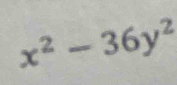 x^2-36y^2