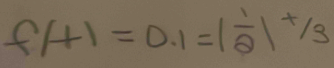 f(+1=0.1=| 1/2 |++/3