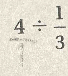 4/ frac 1/  1/3 