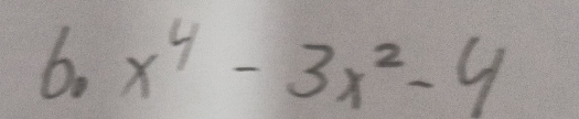 x^4-3x^2-4