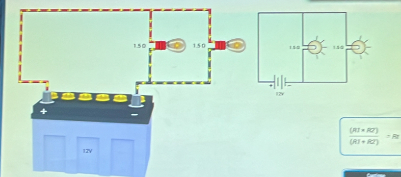  ((RI* R2))/(RI+R2) =Rt