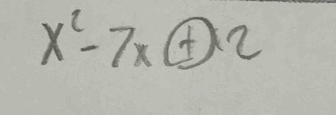 x^2-7x encl