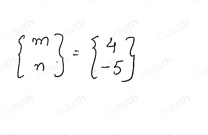Solved: Describe the translation from shape A to shape B as a vector ...