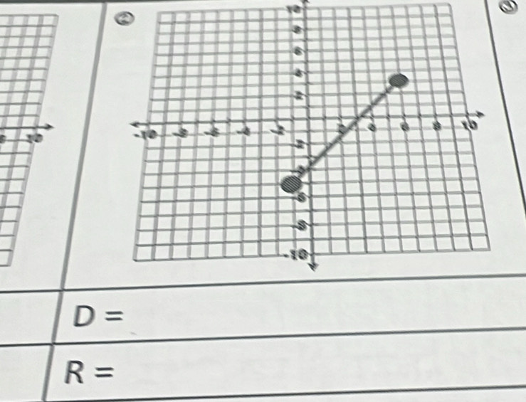 1 
③ 
10
D=
R=