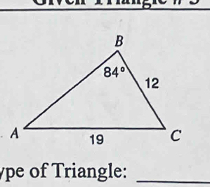 ype of Triangle:_