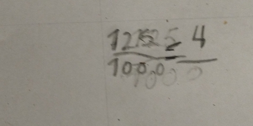 frac 125100.0=frac 4