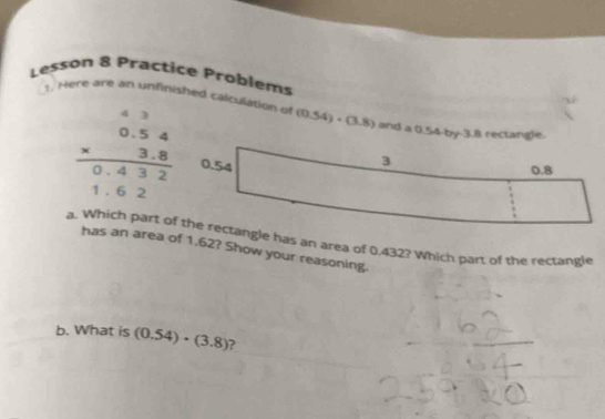 Solved: Lesson 8 Practice Problems 1. Here are an unfinished ...