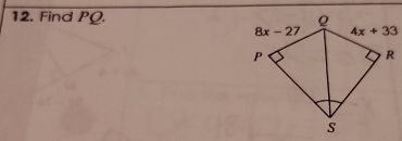 Find PQ.