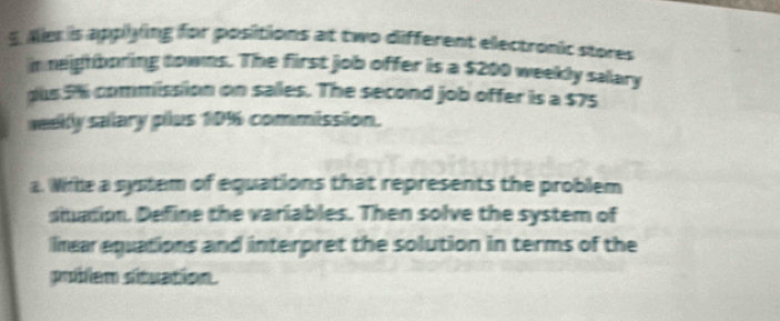 Solved: Aex is applying for positions at two different electronic ...