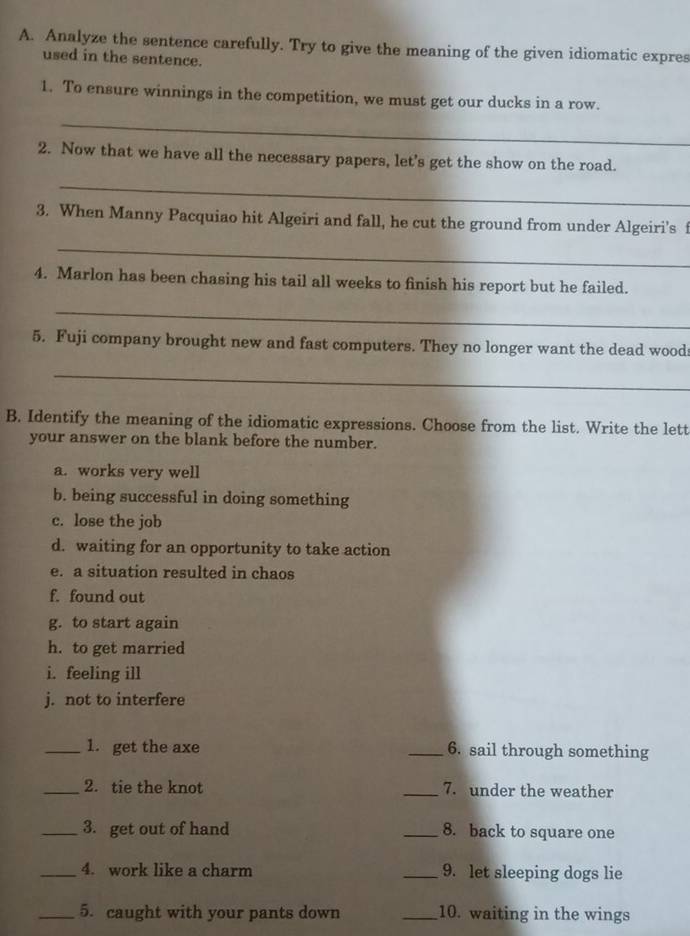 Solved: Analyze the sentence carefully. Try to give the meaning of the ...