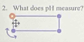 What does pH measure?