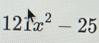 12x^2-25