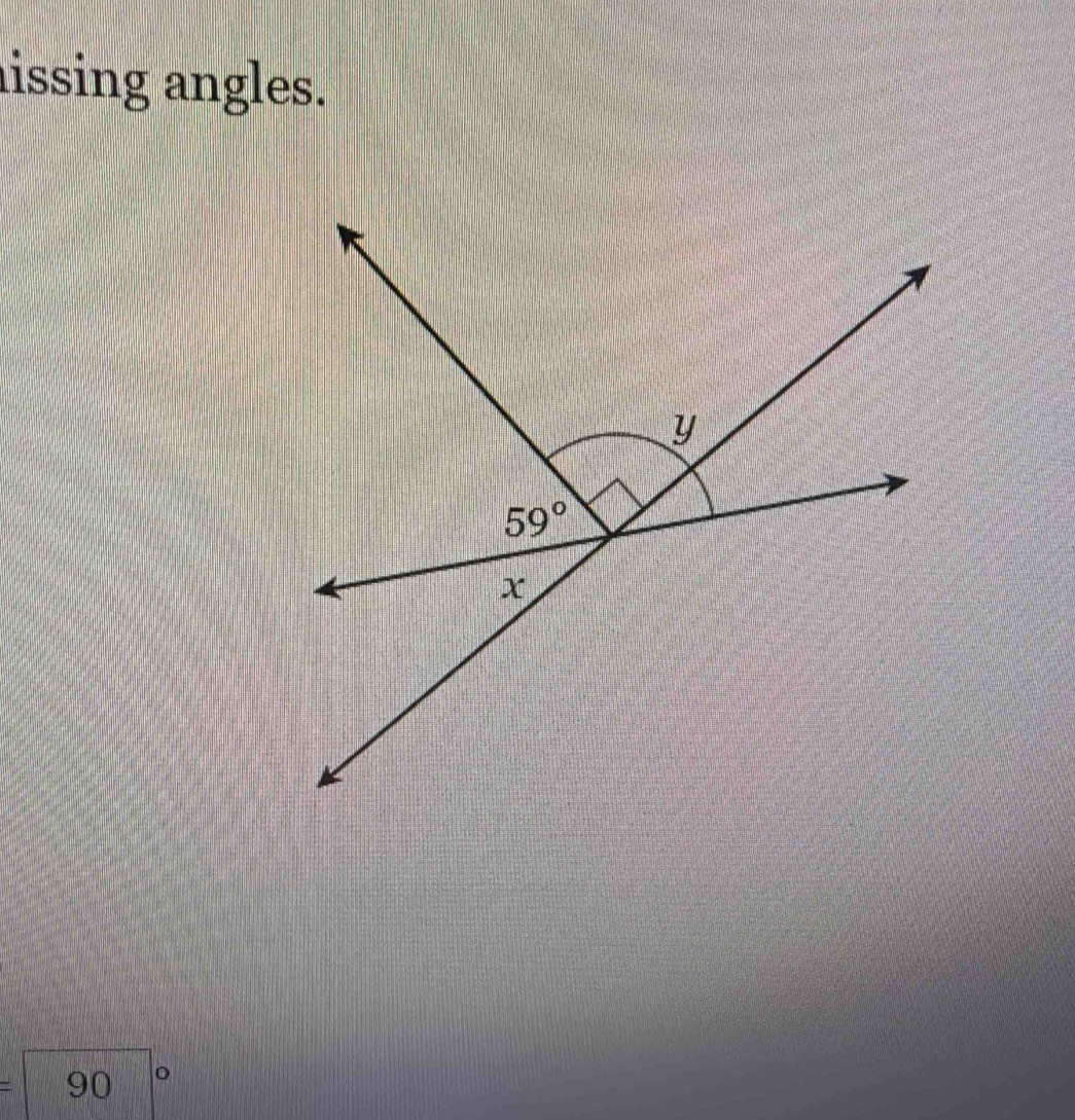 issing angles.
90