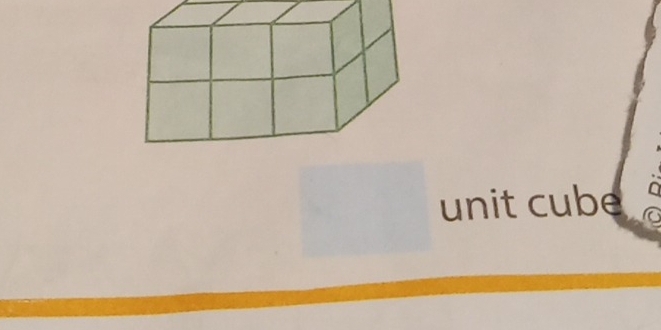 unit cube n
a