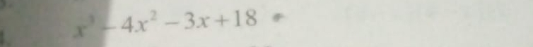 x^3-4x^2-3x+18