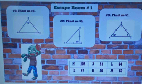 Escape Room # 1
#l Find m
#3: Find m
#2: Find m