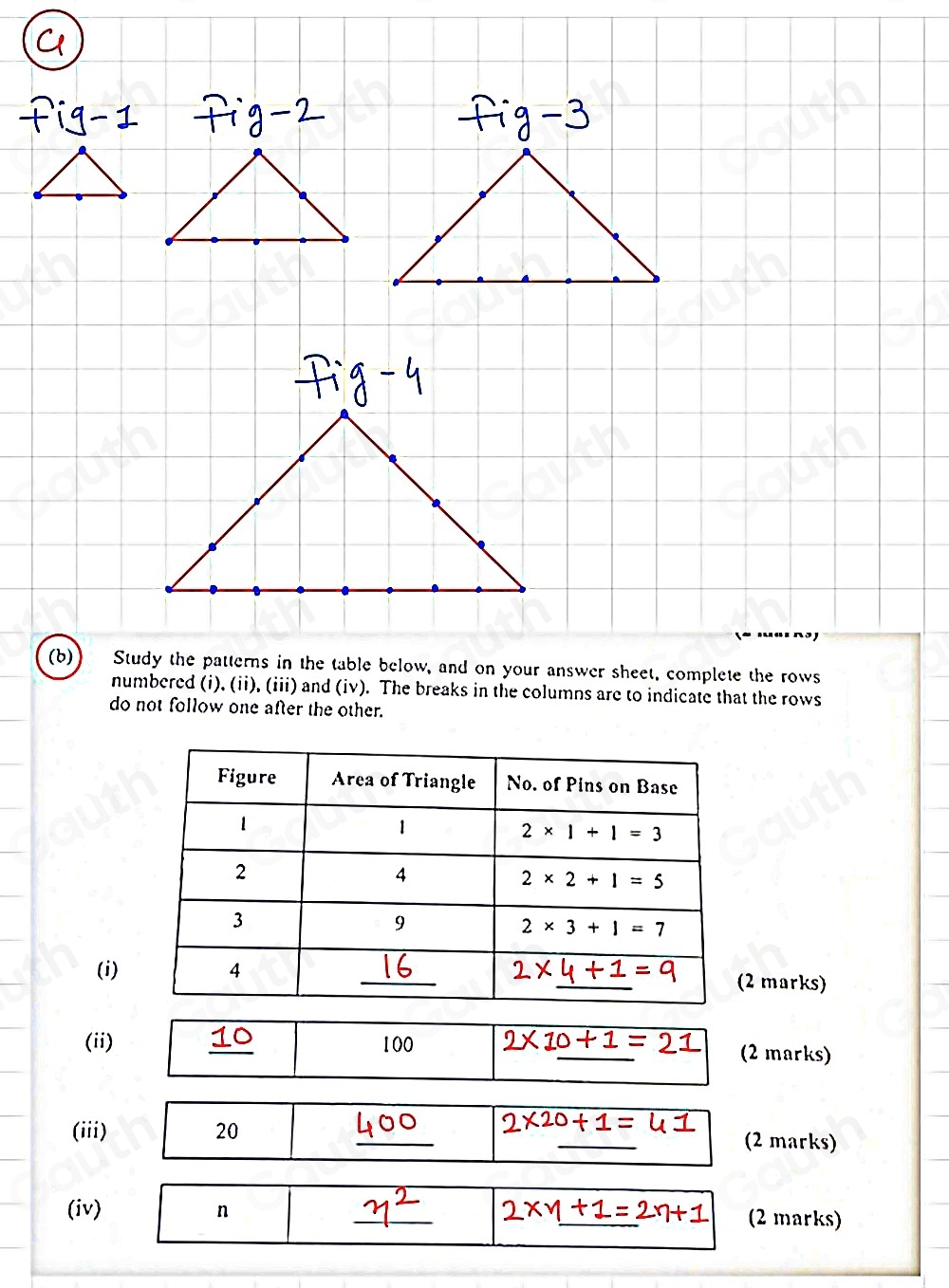 Solved: An answer sheet is provided for this question. The diagram ...
