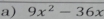 9x^2-36x