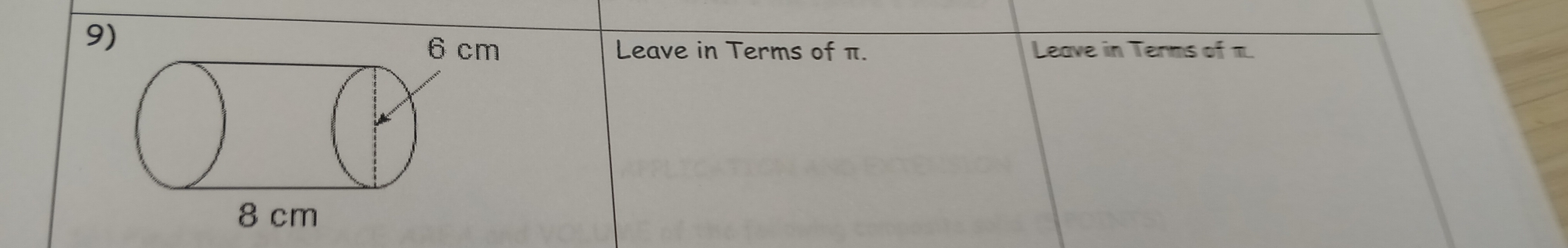 Leave in Terms of π. Leave in Terms of π.