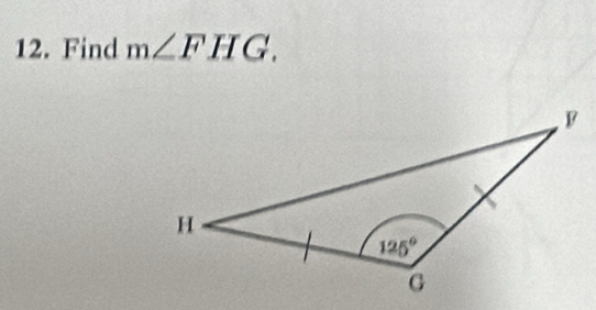 Find m∠ FHG.