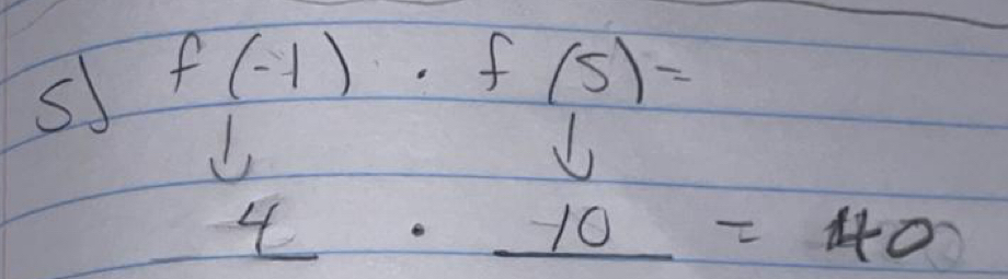 f(-1)·s f(5)=
4
_ 10=40