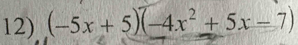 (-5x+5)(-4x^2+5x-7)