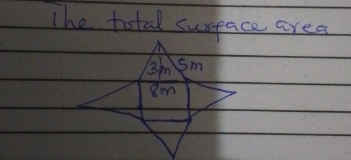 The total surface area