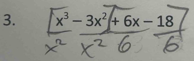 x^3-3x^2+6x-18